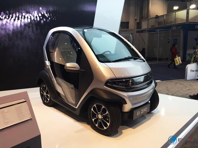 Eli ZERO电动车发布 外观似smart fortwo