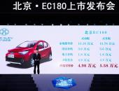 北汽新能源EC180上市 补贴后售4.98-5.58万元