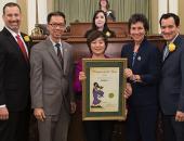 比亚迪李柯荣获美国加州2018“年度女性”称号