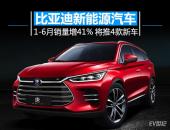 比亚迪1-6月新能源销量大涨41% 加速推4款新车