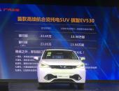 补贴后13.58-13.98万元续航410km 广汽三菱祺智EV530上市