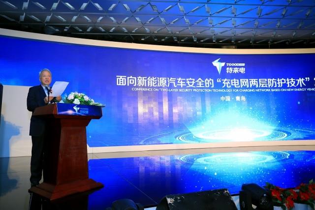 国家新能源汽车创新工程项目专家组组长王秉刚宣读评审会结论.JPG