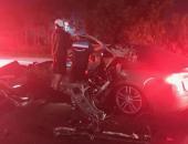 特斯拉再救车主  Model S被18轮重卡撞烂 乘客在车辆保护下幸存