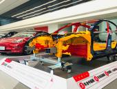 Model 3白车身亮相北京姚家园特斯拉中心，揭秘“看不见”的五星安全
