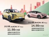 爆款上新，2023款AION Y Plus 和AION S Plus席“卷”市场