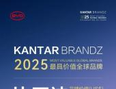 比亚迪连续三年蝉联凯度BrandZ最具价值全球汽车品牌榜TOP10