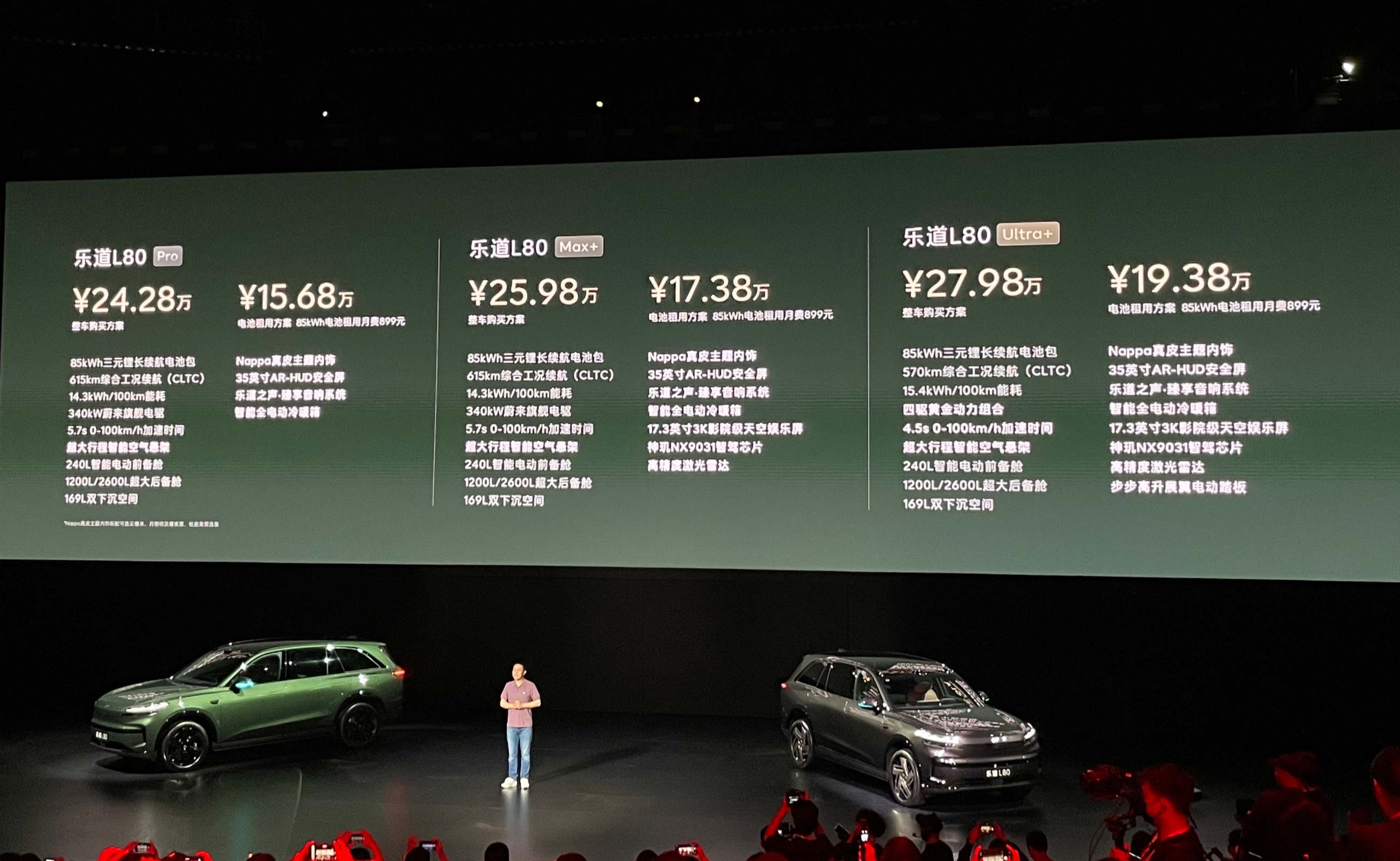 大五座纯电SUV迎来价值新标杆，乐道L80上市售24.28万元起